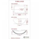 Ver imagem 5 de Kit Cuba L42 com Válvula Click Botão 1''b Compace