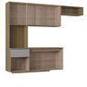 Kit Cozinha Suspensa Mel com Balcão 180cm Poquema Móveis - 7