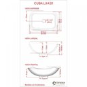 Ver imagem 5 de Kit Cuba L42 com Válvula Click Botão 1"b Compace