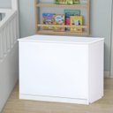 Ver imagem 6 de Baú para Brinquedos Armazenamento Multiuso para Quarto Ternura:branco
