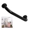Alça de Apoio 30cm Preto Barra Inox Acessibilidade Idoso Deficiente Banheiro Box Parede Segurança - 1