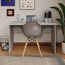 Ver imagem 2 de Mesa Retangular New City Pé Painel 120 cm Cinza Cristal Gebb Work