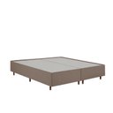 Ver imagem 3 de Cama Box King Estofada em Madeira Maciça Base Reforçada Santorini Espresso Móveis
