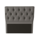 Ver imagem 2 de Cabeceira Cama Box Casal Capitonê Veludo + Framer Safira 140:cinza