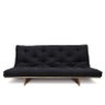 Sofá-cama Futon Slim L 03 Lugares Cor Preto FUTON BRASIL - 1