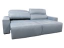 Ver imagem 3 de Sofá Retrátil e Reclinável de Couro Atami 2,50 M Light Blue - Mempra Design