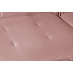 Sofá Modular Bahia 4 Lugares 2,30 MT com Molas Retrátil e Reclinável Veludo Nobre Sofatec - 5