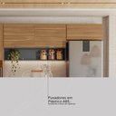 Ver imagem 5 de Cozinha Compacta Alba 6 Portas Amêndola Touch/grafito Prime Tx - Demóbile