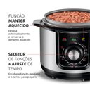 Ver imagem 4 de Panela de Pressão Elétrica Mondial 5l Pratic Cook Pe-48-5l-i 900w Preto/inox 220v