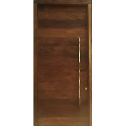 Porta Pivotante em Madeira Peroba Rosa Demolição C Puxador Metal 1,20 X 2,80 M L X a - 1