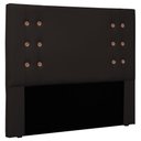 Ver imagem 1 de Cabeceira Estofada Cama Box Casal Monreale 140cm Corano Marrom - Desk Design