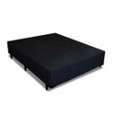 Ver imagem 3 de Cama Box Casal Colchão Mola Ensacada Acolchões + Box Poliéster 68x138x188: Preto