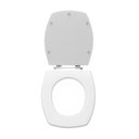 Ver imagem 2 de Assento Sanitário Poliéster Flex Branco para Louça Deca