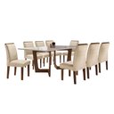 Ver imagem 2 de Conjunto Sala de Jantar Nápoles Tampo Vidro/MDF com 8 Cadeiras Luísa Smart Plus Cel Móveis