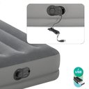 Ver imagem 3 de Colchão Inflável Solteiro Dura Beam Prestige Standard Bomba Usb Intex