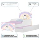 Ver imagem 2 de Bicama Infantil Uly Unicórnio Bebê com Colchões