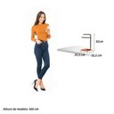 Ver imagem 4 de Kit 02 Porta Toalha Lavabo de Bancada Suporte Industrial Oslo D01 Peroba - Inoviza