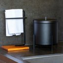 Ver imagem 6 de Kit 02 Porta Toalha Lavabo de Bancada Suporte Industrial Oslo D01 Peroba - Inoviza