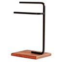 Ver imagem 3 de Kit 02 Porta Toalha Lavabo de Bancada Suporte Industrial Oslo D01 Peroba - Inoviza