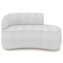 Ver imagem 3 de Sofá 2 Lugares para Sala 140cm Orgânico Wendi Boucle Cinza I01 - Mpozenato