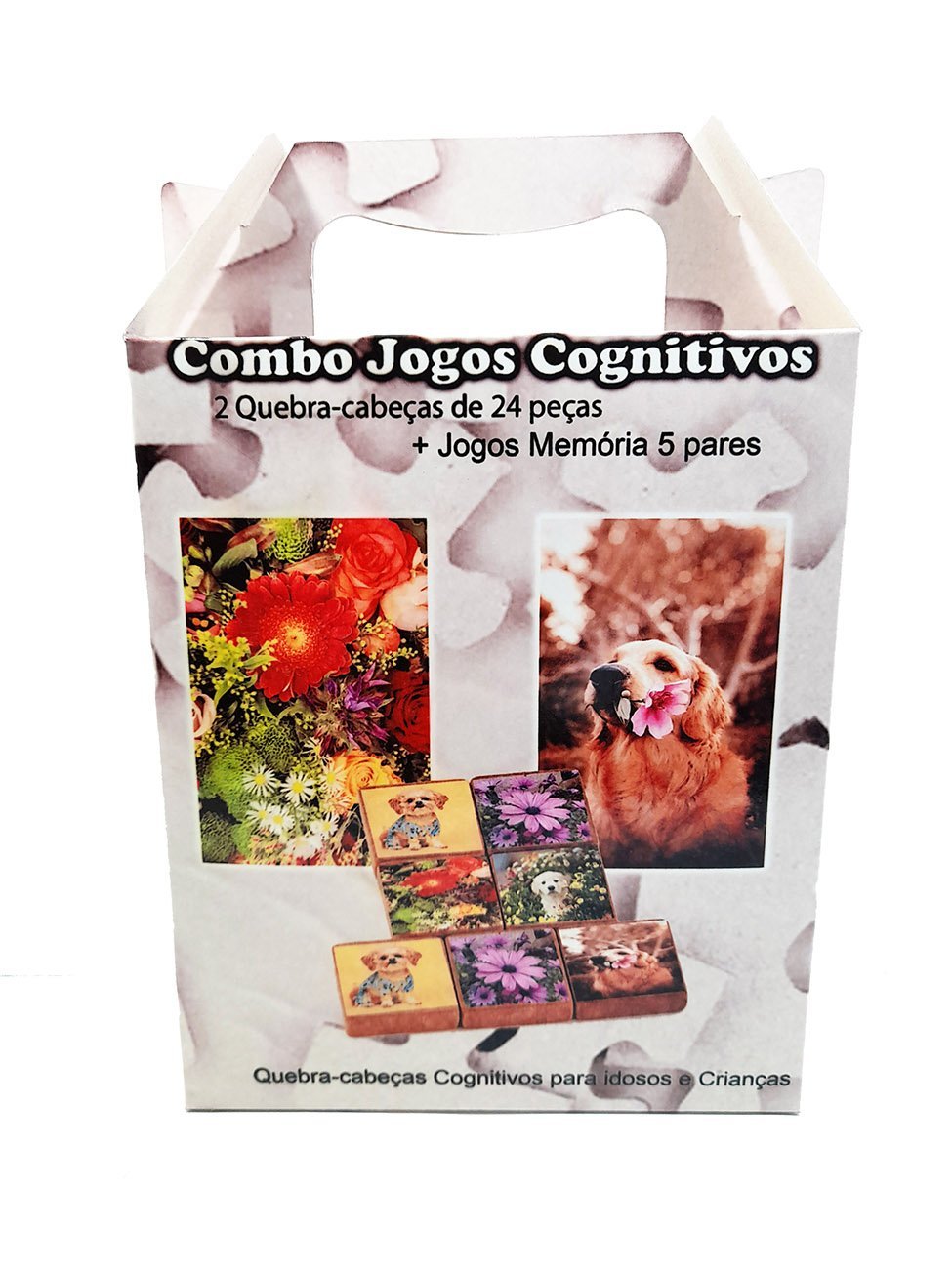 Kit Especial Jogos Cognitivos para idosos e Crianças - CogniBox 4 - 6