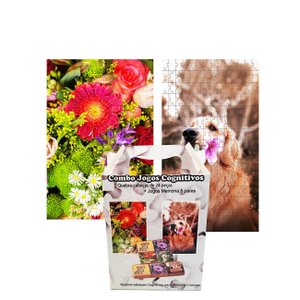 Kit Especial Jogos Cognitivos para idosos e Crianças - CogniBox 4