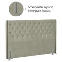 Ver imagem 6 de Cabeceira Queen 160 cm Firezz Veludo SL 940 Peer