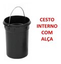 Ver imagem 3 de Cesto de Lixo 12 Lts 100% Inox c/ Pedal Banheiro