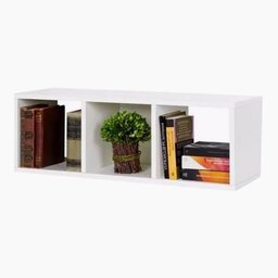 Nicho mdf branco TX 3 espaços 30A X 80L X 20P cm NCHBR004 - 3