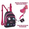 Mini Mochila Luluca com Porta Fone Espelho Chaveiro e Caixa - 3