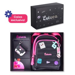 Mini Mochila Luluca com Porta Fone Espelho Chaveiro e Caixa - 4