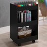 Carrinho Organizador Salão Estética Manicure Preto Mobbs Preto - 4