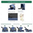 Ver imagem 5 de Carrinho Cao Cachorro Gato Pet Passeio Moises Berço Removivel Animal de Estimaçao Transporte Confort