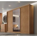 Ver imagem 2 de Guarda Roupa Casal com 1 Porta Espelhada 4 Gavetas - Londres-cumaru - Móveis Novo Horizonte