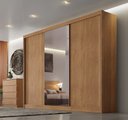 Ver imagem 2 de Guarda Roupa Casal com 1 Porta Espelhada 4 Gavetas - Londres-cumaru - Móveis Novo Horizonte