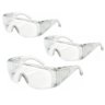 Óculos de Segurança de Sobrepor Plastcor Júpiter Incolor KIT 3 UNIDADES - 1