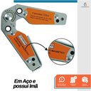 Ver imagem 2 de Esquadro Magnético Ajustável Medição Fixação Soldagem 22Kg - Starfer