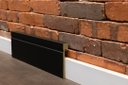 Ver imagem 1 de Rodapé de Sobrepor Preto com Friso 12cm 7,36m MDF