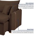 Ver imagem 7 de Sofá Cama Retrátil e Reclinável 2 Lugares Pés Madeira Maciça 220cm Windson Yescasa