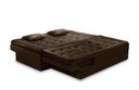 Ver imagem 3 de Sofá Cama King 5 Lugares 2,70m Alice Suede Marrom Adonai Estofados