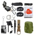 Ver imagem 2 de Kit de Emergência Bolsa Verde Militar Sobrevivência Camping