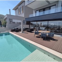 Piso para Piscina Deck Cx. 5 Peças de 3 Metros (1,5m2):marrom - 4
