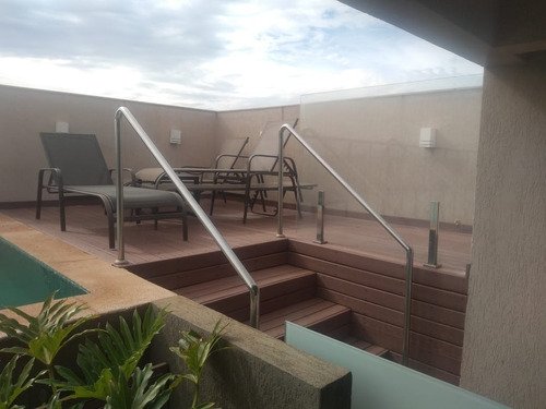 Piso para Piscina Deck Cx. 5 Peças de 3 Metros (1,5m2):marrom - 2