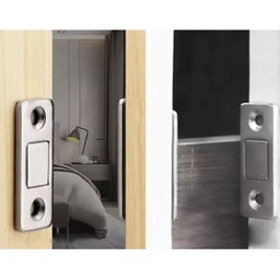 Fecho Ima Magnetico Trava Fecha Porta Armario Janela Gaveta 8 Peças Ultrafino Resistente Multiuso Pr - 6