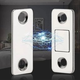 Fecho Ima Magnetico Trava Fecha Porta Armario Janela Gaveta 8 Peças Ultrafino Resistente Multiuso Pr - 12