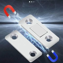 Fecho Ima Magnetico Trava Fecha Porta Armario Janela Gaveta 8 Peças Ultrafino Resistente Multiuso Pr - 2