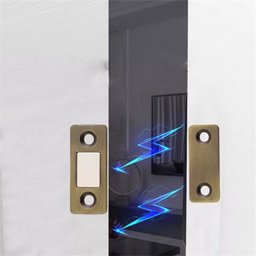 Fecho Ima Magnetico Trava Fecha Porta Armario Janela Gaveta 8 Peças Ultrafino Resistente Multiuso Pr - 10