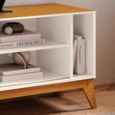 Ver imagem 5 de Rack para TV até 50 Polegadas 100% MDF 136cm Acabamento em Tela Rathan Cayman
