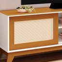 Ver imagem 4 de Rack para TV até 50 Polegadas 100% MDF 136cm Acabamento em Tela Rathan Cayman