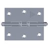 Dobradiça para Porta Portão Madeira Aço Zincado Pino Bola | Aliança | Kit 03 Un - 5